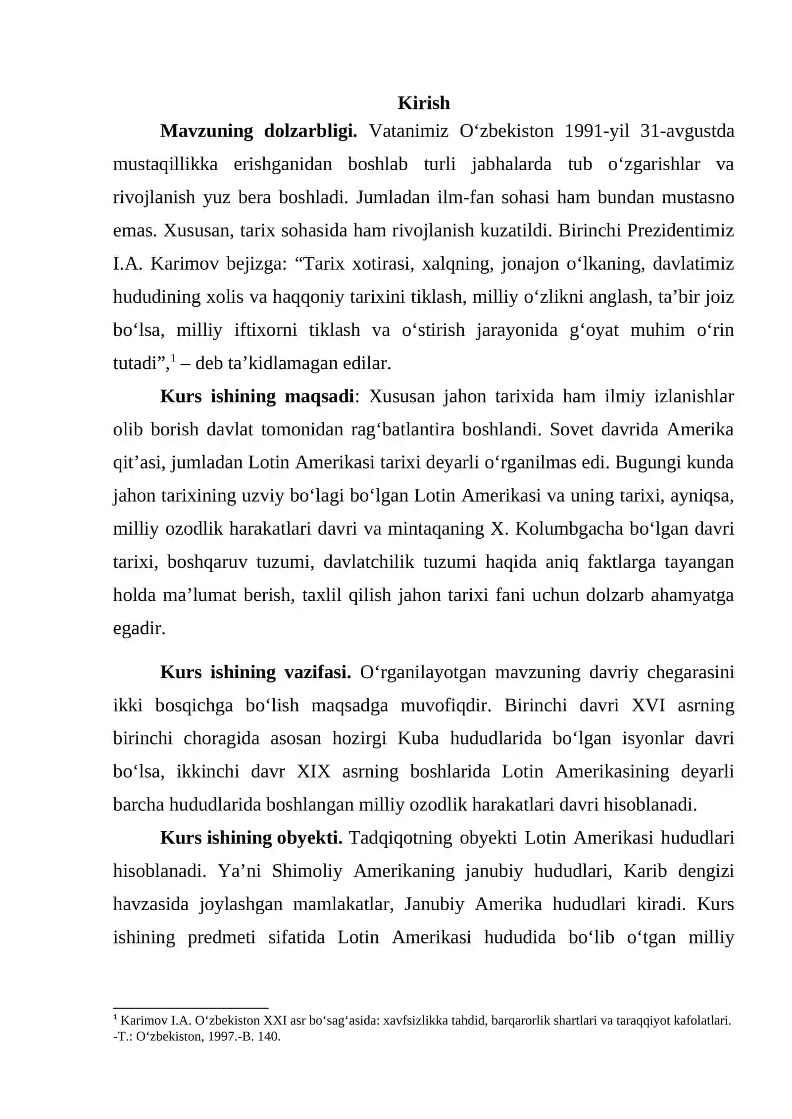 Lotin Amerikasi xalqlarining ozodlik va mustaqillik uchun kurashi 2