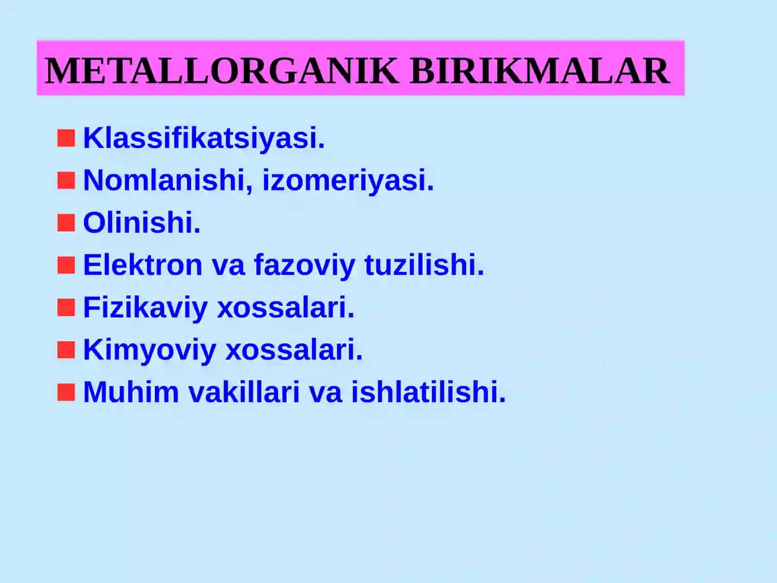 METALLORGANIK BIRIKMALAR 2