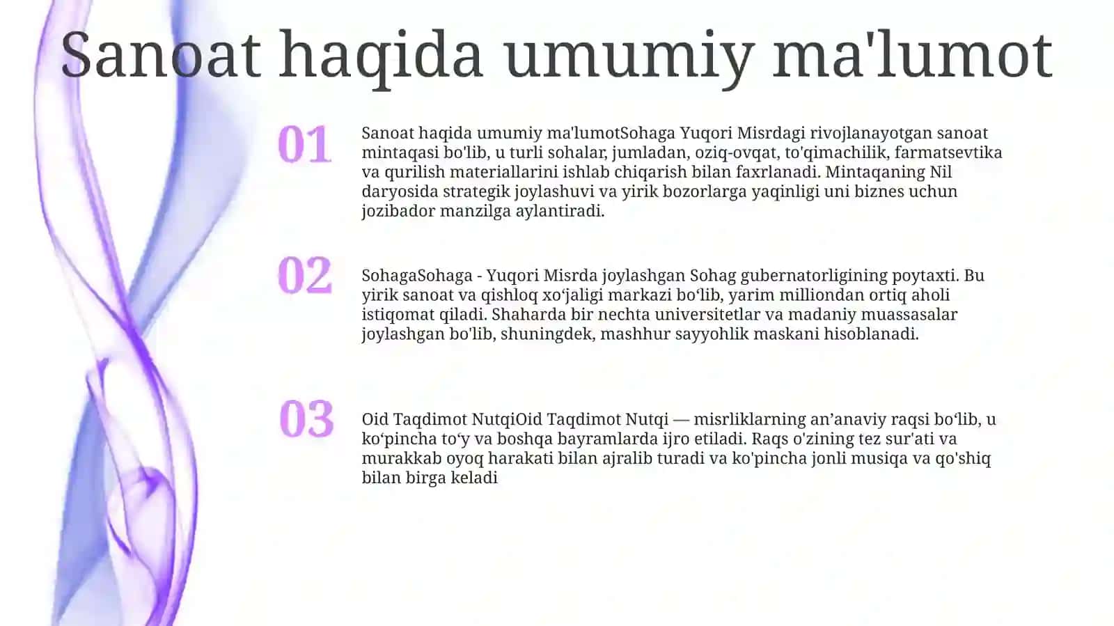 Sohagaga Oid Taqdimot Nutqi 2