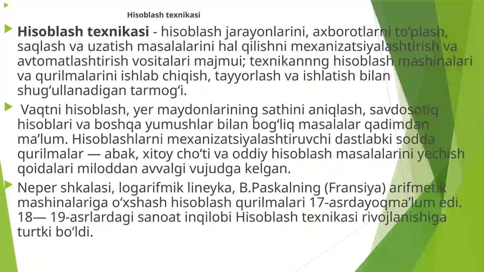 Hisoblashtexnikasi 2