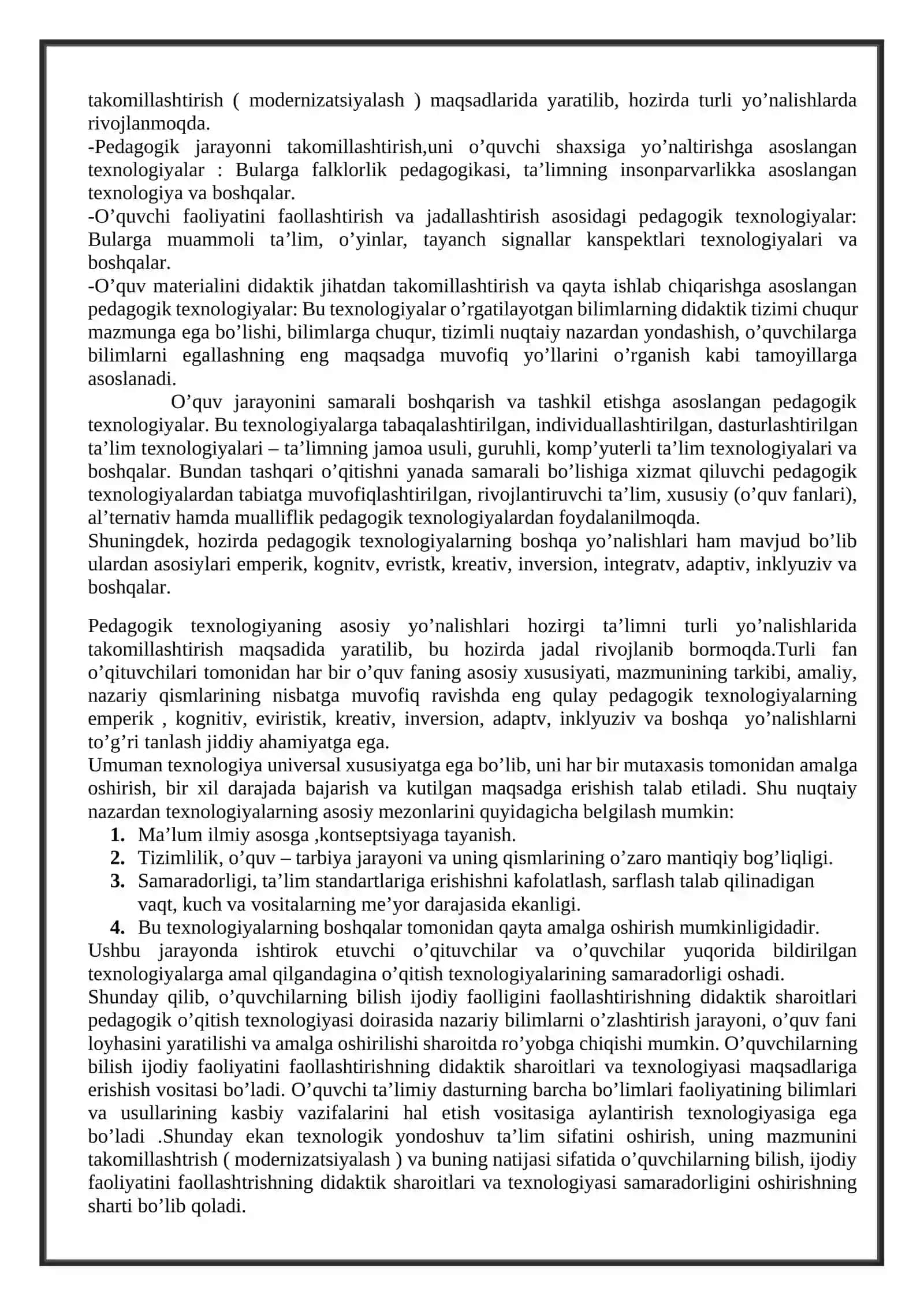 DARS JARAYONIDA AXBOROT VA PEDAGOGIK TEXNOLOGIYALARDAN FOYDALANISH 2
