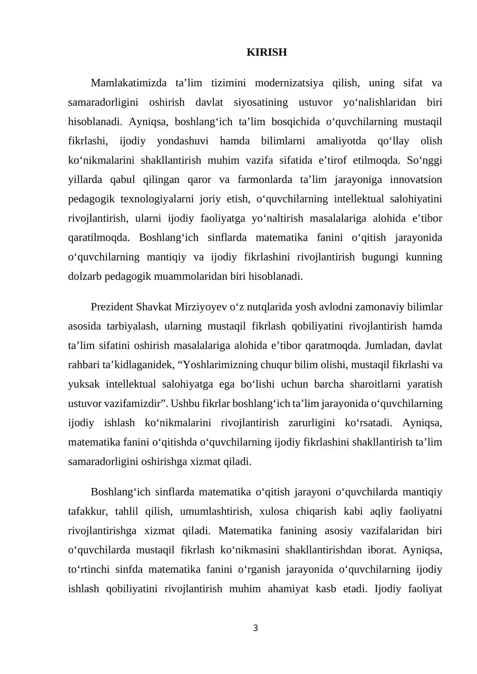 TO‘RTINCHI SINFDA MATEMATIKADAN O‘QUVCHILARNING IJODIY ISHLASHGA O‘RGATISHNING NAZARIY ASOSLARI 2