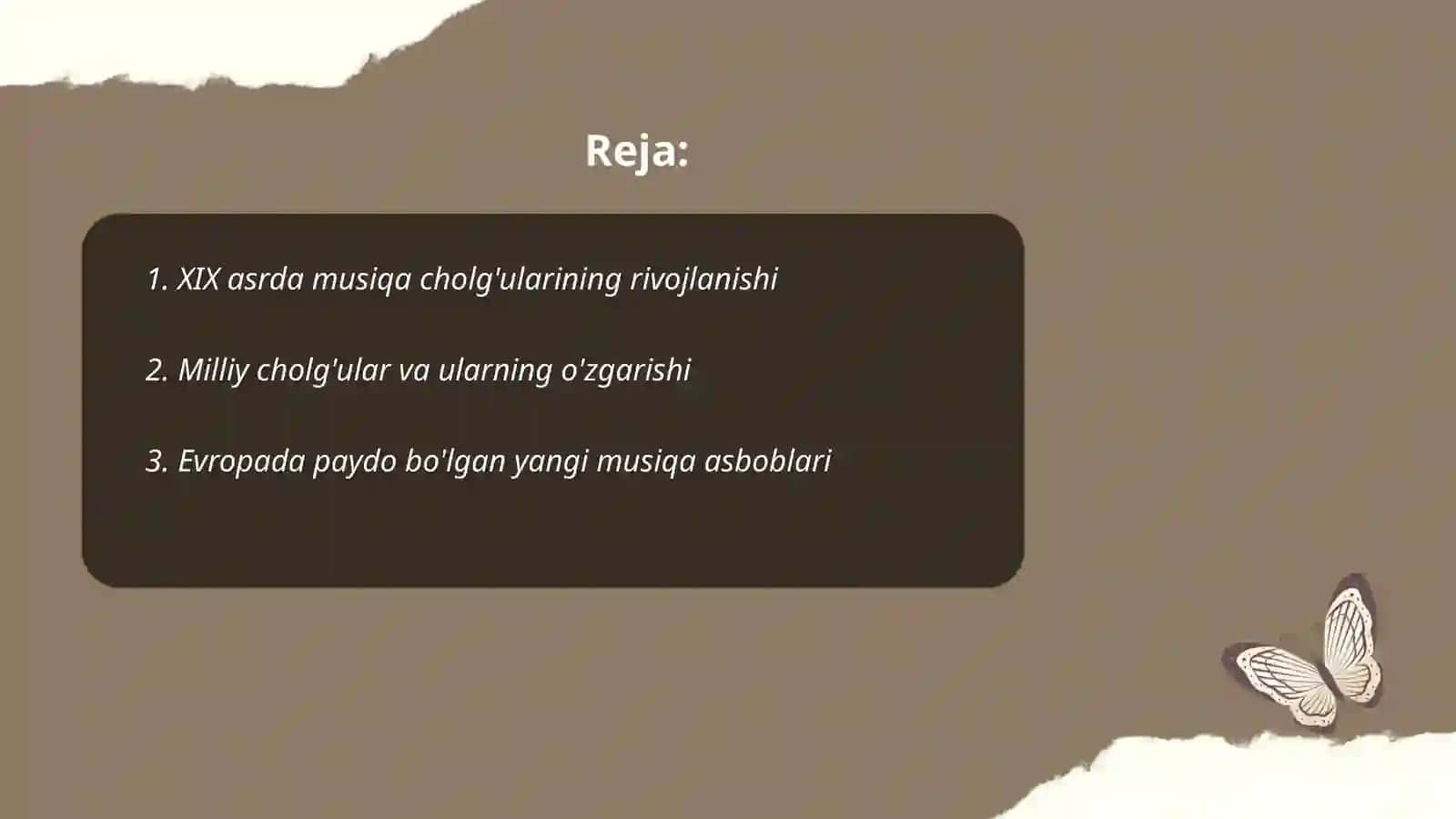 XIX -XX Asrlarda musiqa cholg'ulari 2