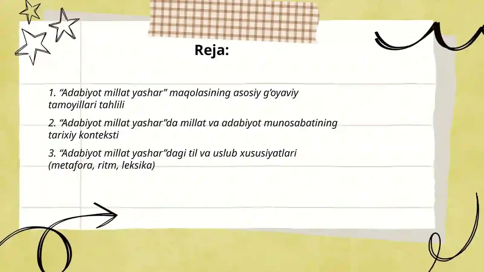 Adabiyot millat yashar 2