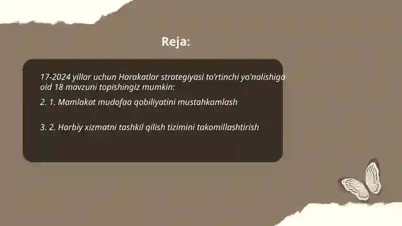 17-2024 yillar uchun harakatlar strategiyasi to'rtinchi yo'nalishi 2