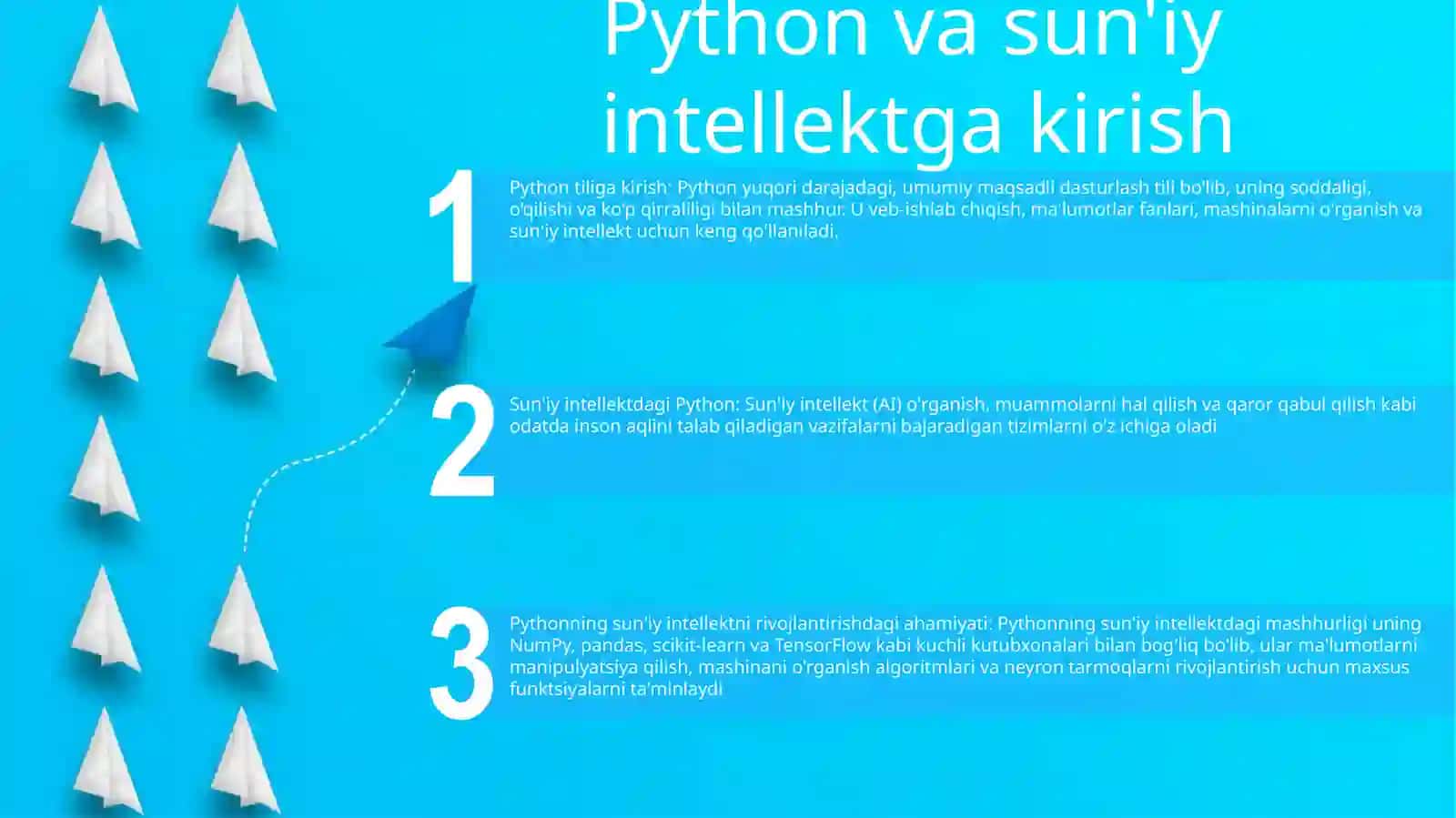 Sun'Iy Intellekt Vositalarini Yaratishda Python Dasturlash Tilining Ahamiyati 2