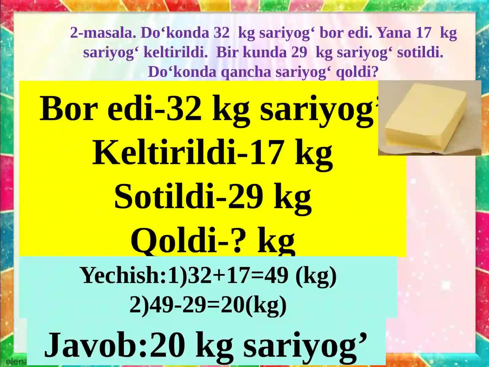 Turli figuralar yasash. Bo‘laklardan shakllar va figuralar hosil qilish 2
