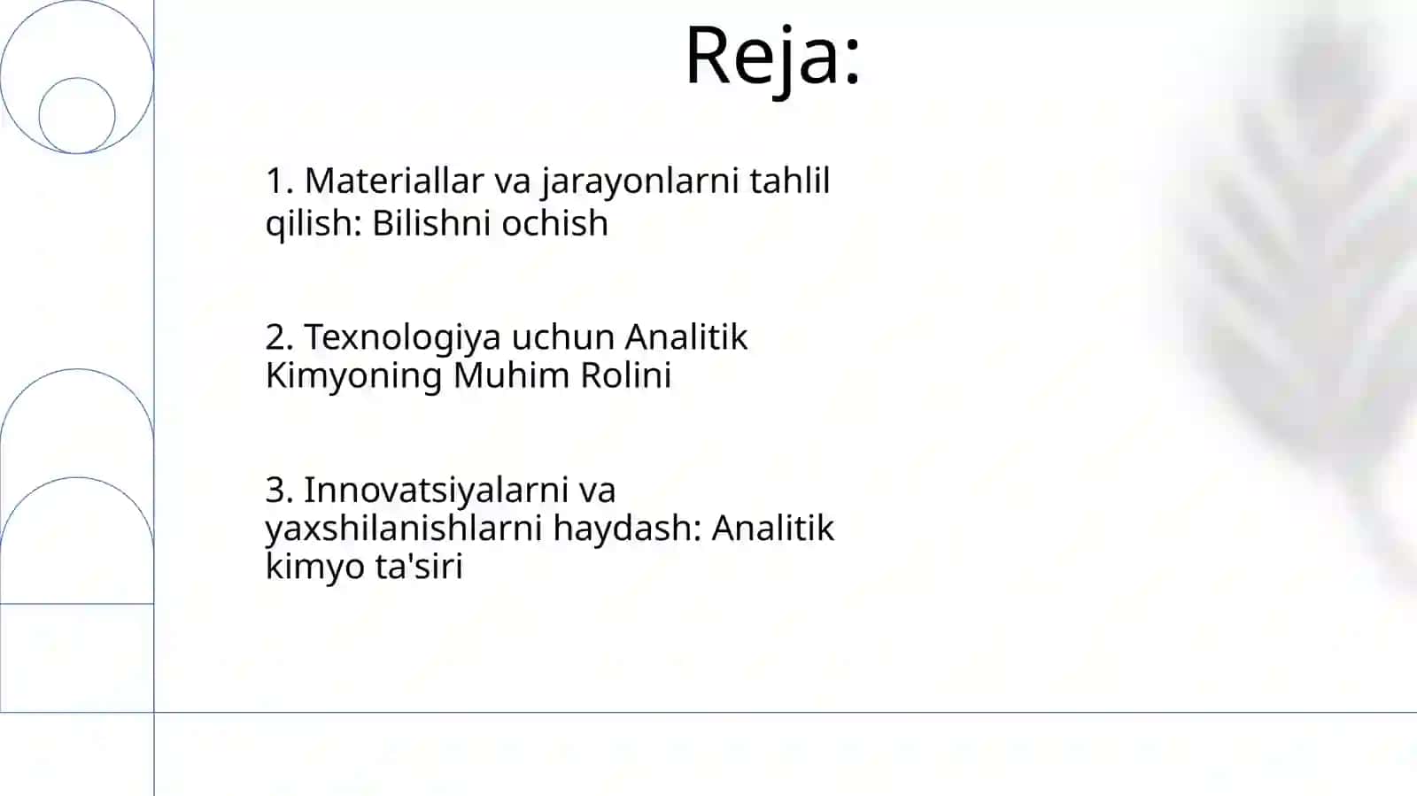Analitik Kimyo fanining texnologiyadagi ahamiyati 2