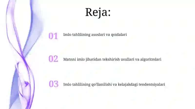 Matnlarni imloviy jihatdan tahlil qilish 2