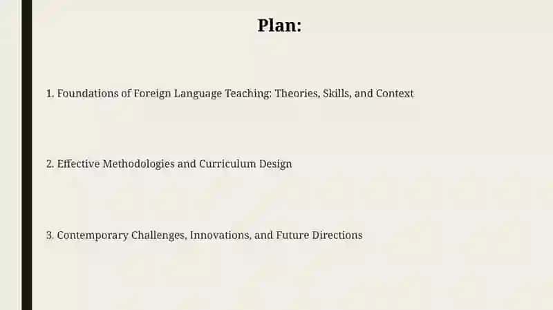 Foundations of Foreign Language Teaching: Theories, Skills, and Context 2