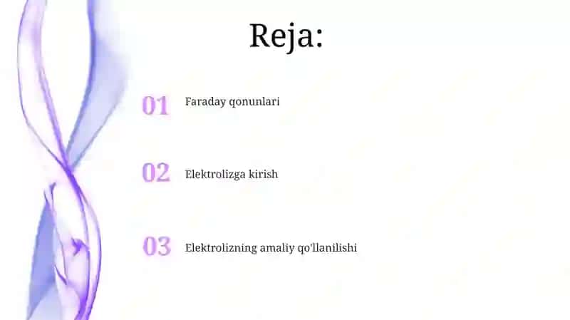 Elektroliz. Faradey qonunlari 2