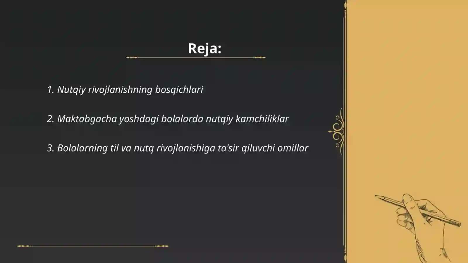 Maktabgacha yoshdagi nutqida kamchiligi bo'lgan bolalarning ruhiy jarayonlari xususiyatlar 2