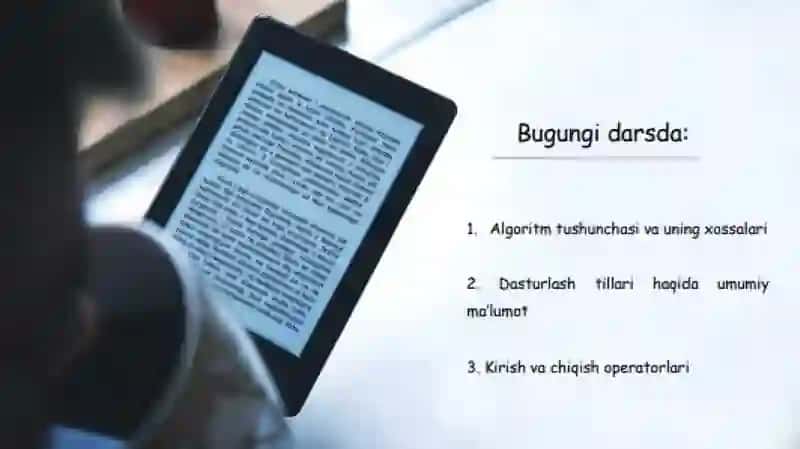 Algoritmlash va dasturlash asoslari 2