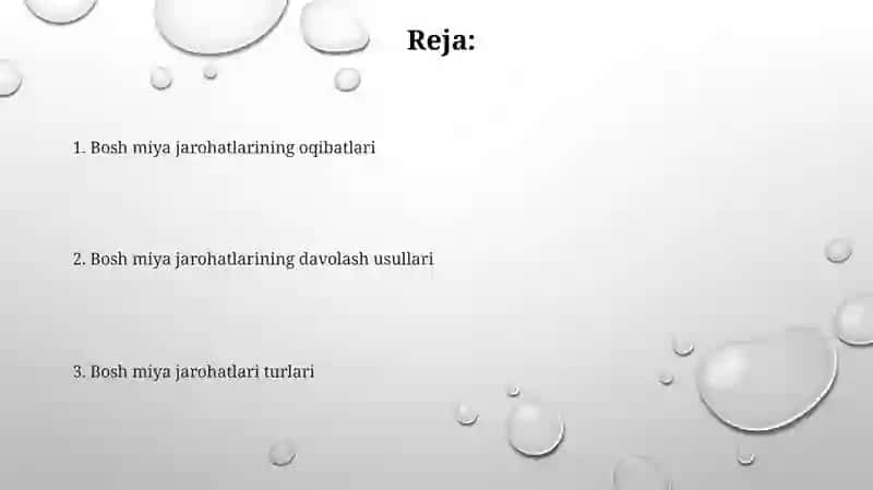 Bosh miya jarohatlarining oqibatlari 2