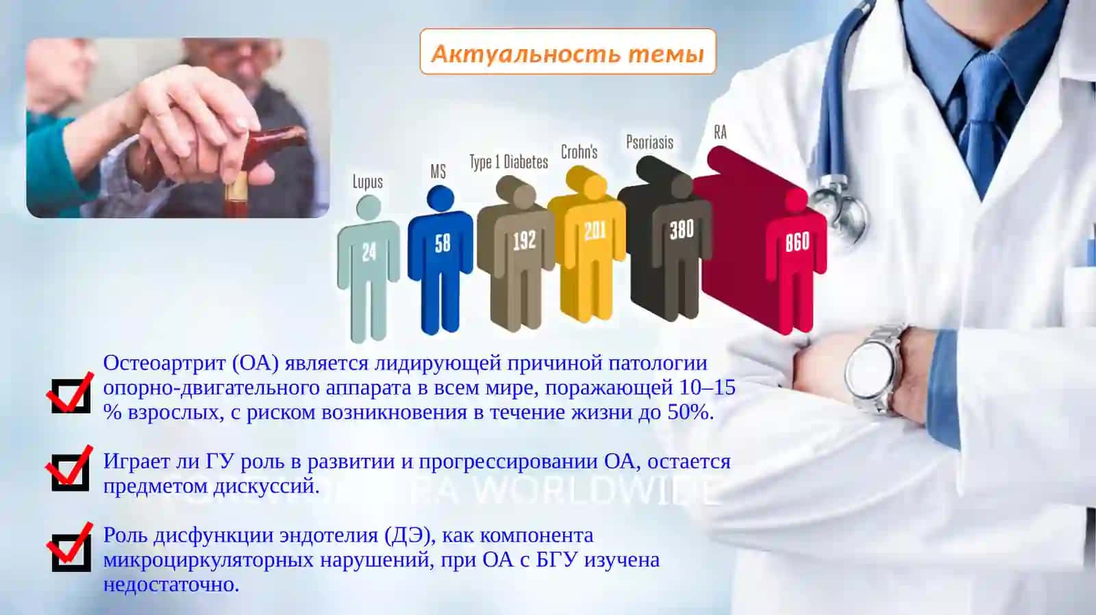 ЭНДОТЕЛИАЛЬНАЯ ДИСФУНКЦИЯ У БОЛЬНЫХ ОСТЕОАРТРИТОМ АССОЦИРОВАННОГО БЕССИМПТОМНОЙ ГИПЕРУРИКЕМИЕЙ 2