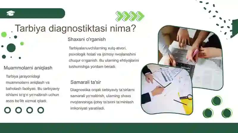 Tarbiya diagnostikasi va korreksiyasi fani: obyekti, predmeti,  maqsadi va vazifasi. 2