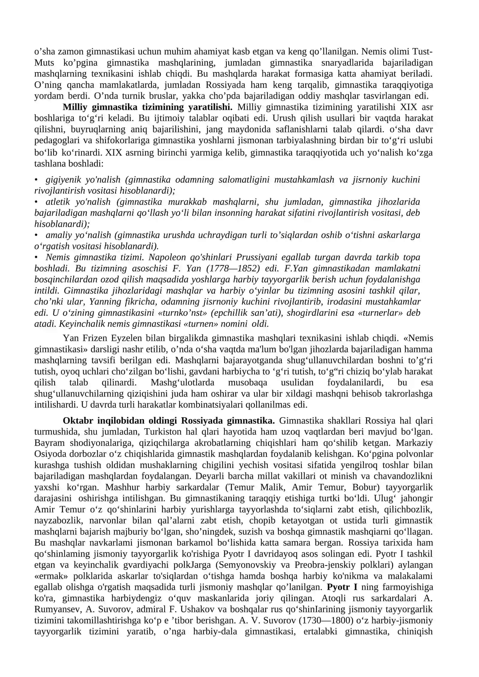 №1 Gimnastikaning rivojlanish tarixi va jismoniy tarbiya tizimidagi o’rni 2