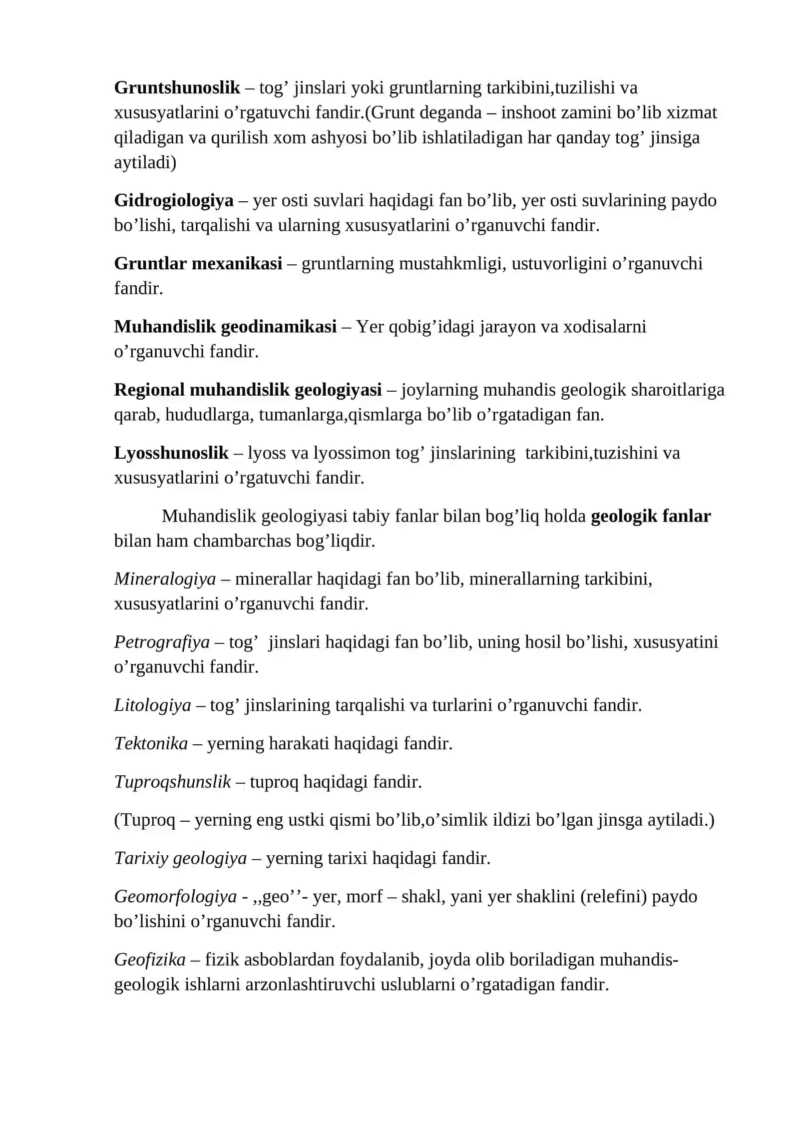 Geotexnik muhandisligining ijtimoiy-iqtisodiy ahamiyati 2