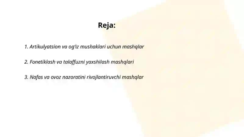 Boshlangʻich sinf oʻquvchilarining nutqini oʻstirishga oid mashq turlarini ishlab chiqish 2