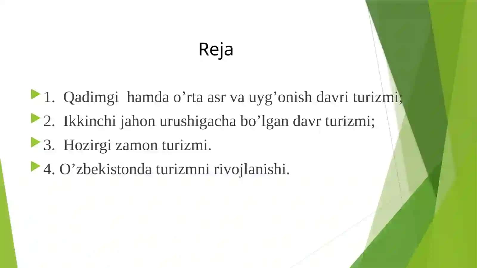 Turizmgeografiyasini tarixi va rivojlanishi 2