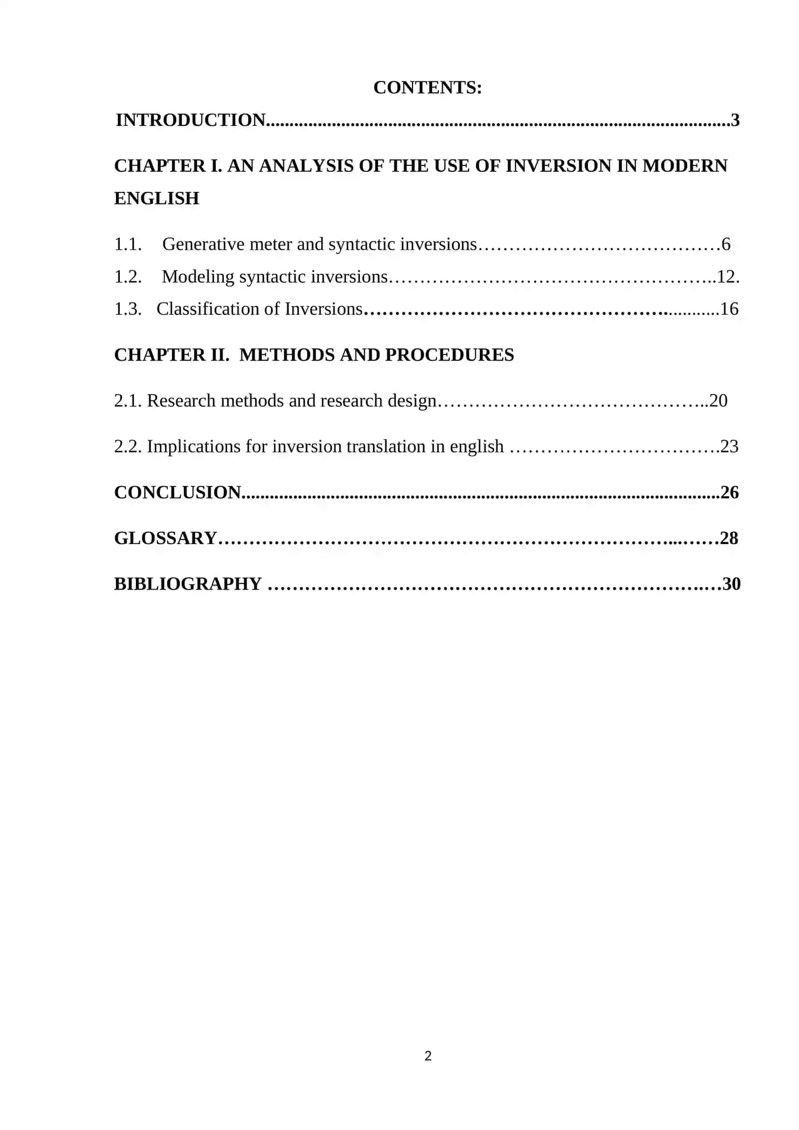 INVERSIONS IN MODERN ENGLISH. 2