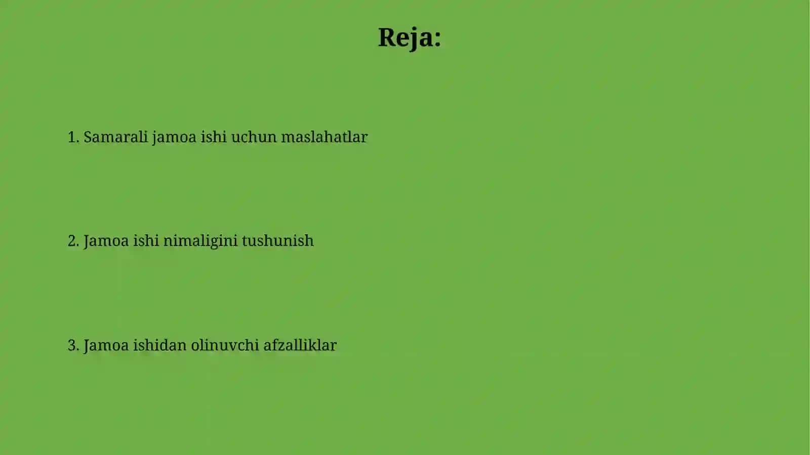 Jamoada ishlash (teamworking) va uning afzalliklari 2