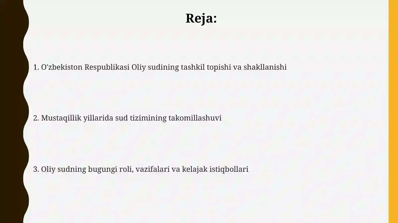 Oʻzbekiston Respublikasi Oliy sudi shakllanishi genezi 2