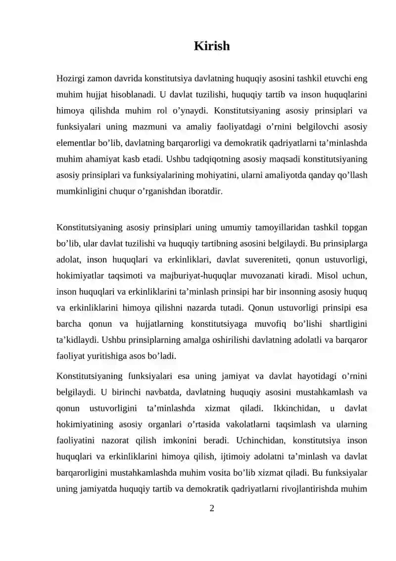 Konstitutsiya Davlat Huquqiy Asoslari 2