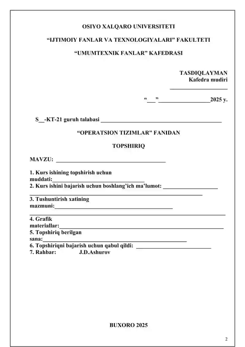 Bir va ko‘p yadroli protsessorlarning buyruqlar tizimi 2