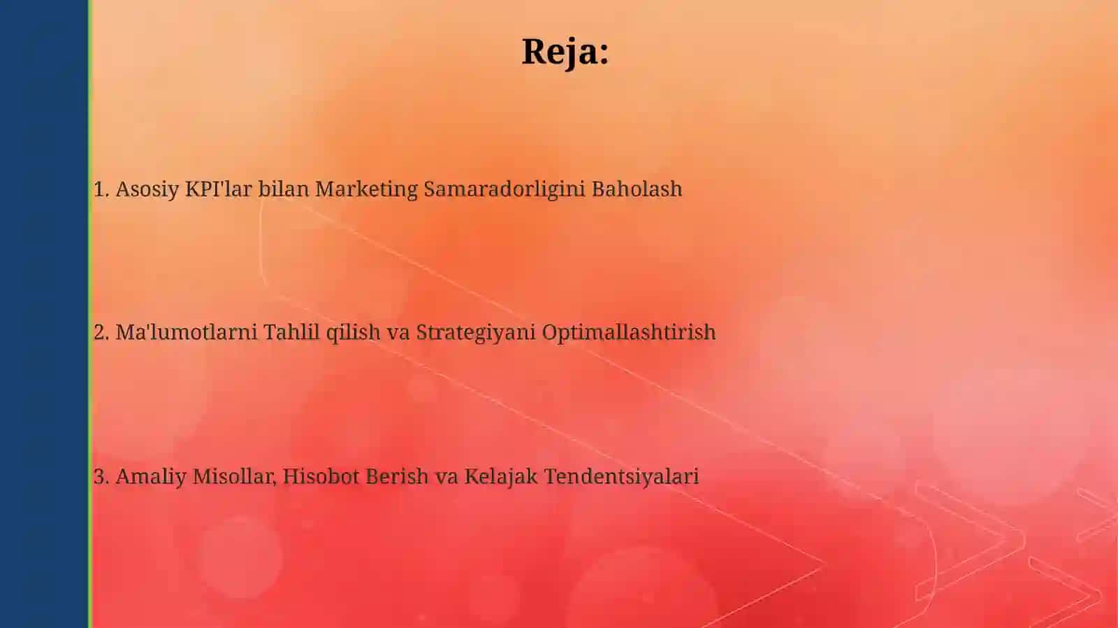 Marketing faoliyati samaradorligini KRI asosida baholash 2