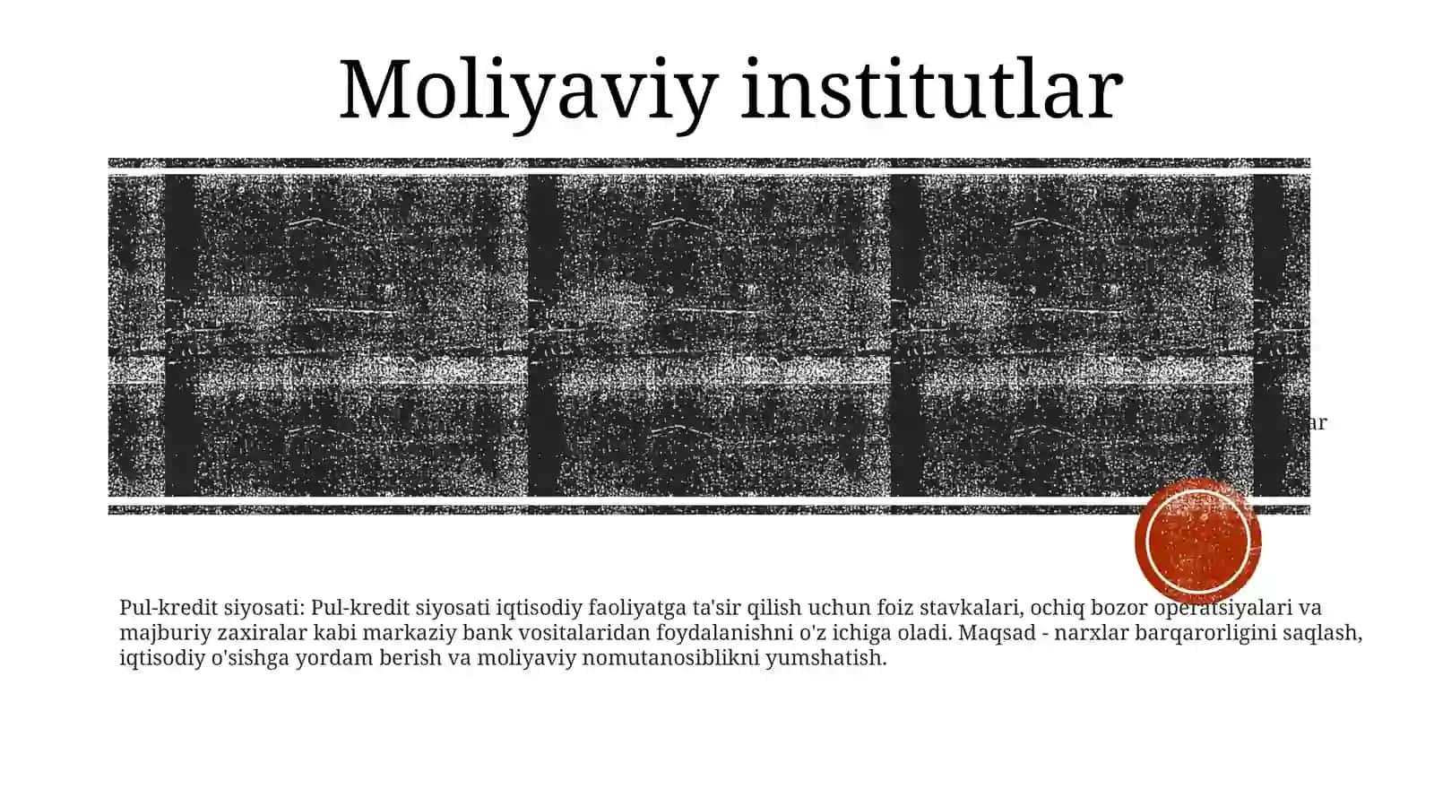 Moliyaviy Tizim 2