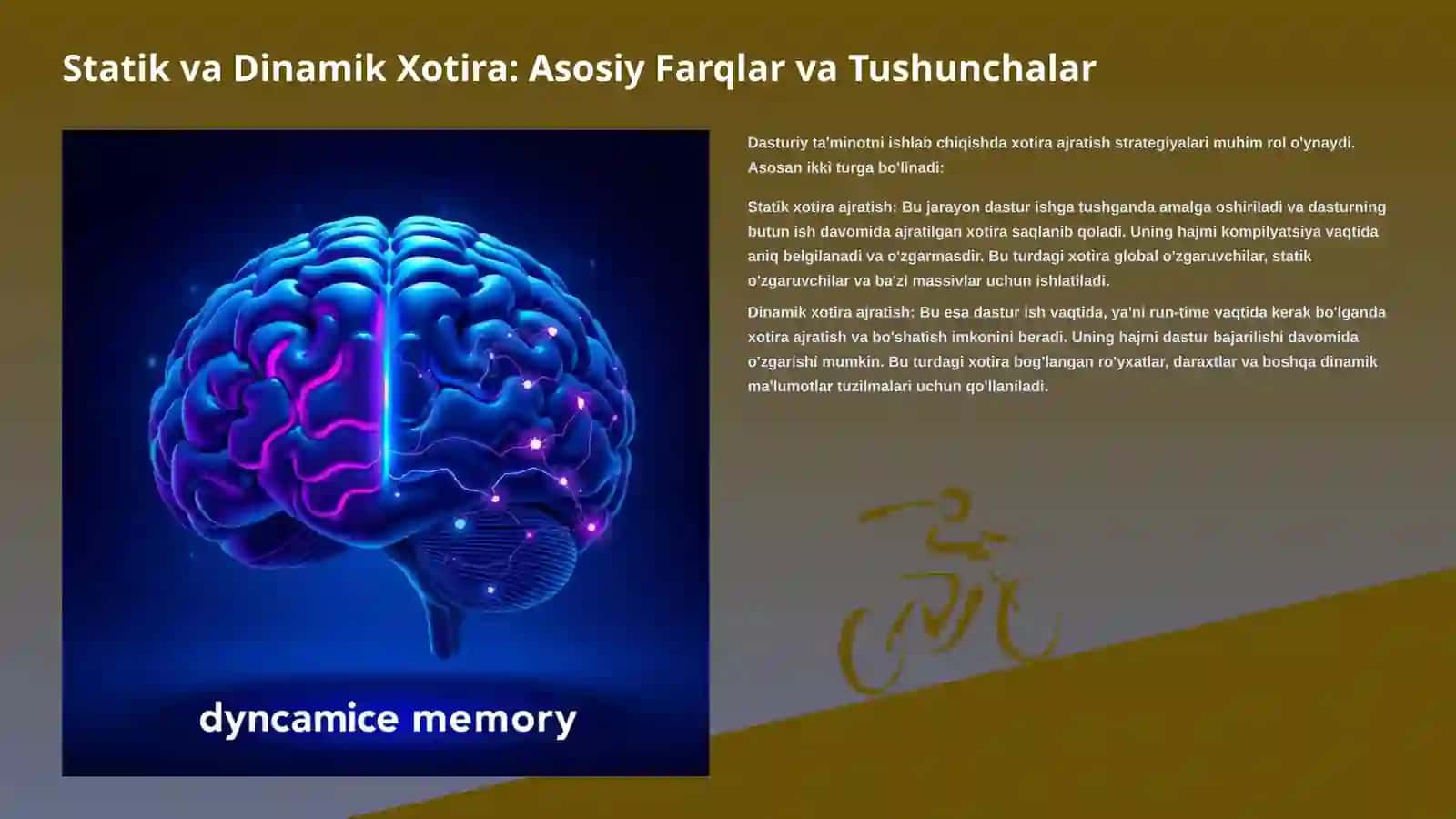 Statik va Dinamik Xotira Ajratish Simulyatsiyasi: Chuqur Tahlil va Amaliy Qo'llanma 2