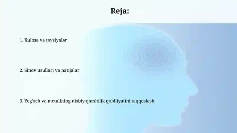 Suv va metallni solishtirma qarshilik sigʻinimi aniqlash 2