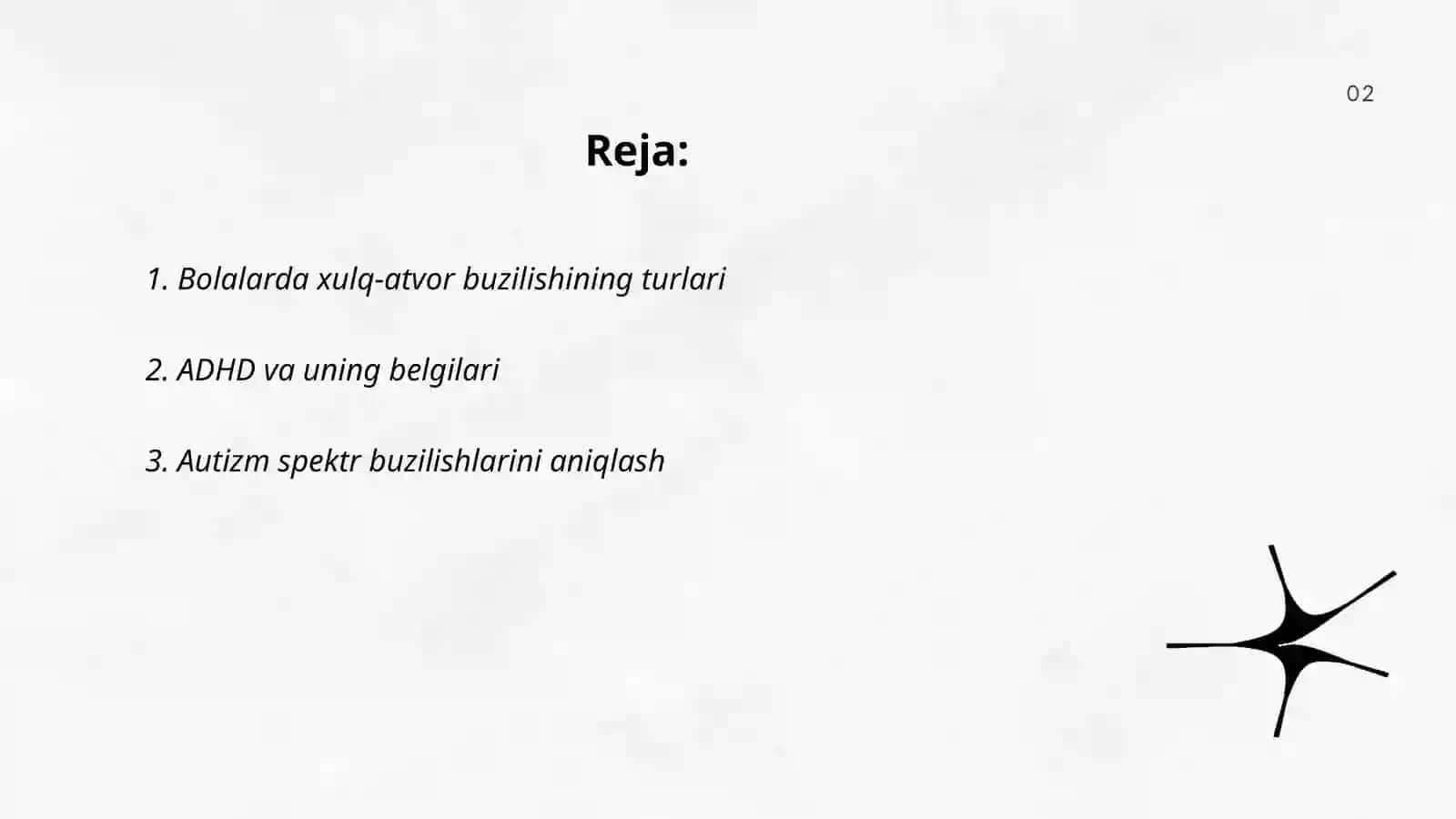 Bolalar xulq-atvoridagi og'ishishlarni diagnostika qilish 2