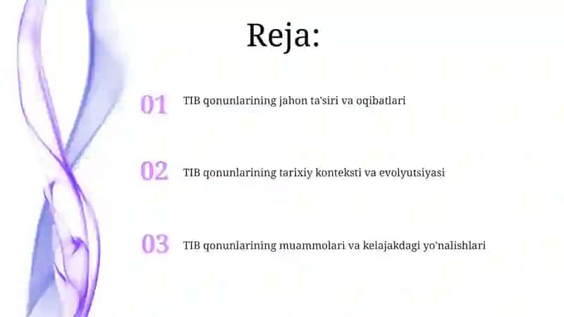 Tib qonunlari” asarining olamshumul ahamiyati 2