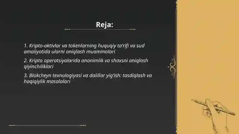 Kripto-aktivlar aylanmasi sohasidagi qonunchilikni buzishning o'ziga xos xususiyatlari 2