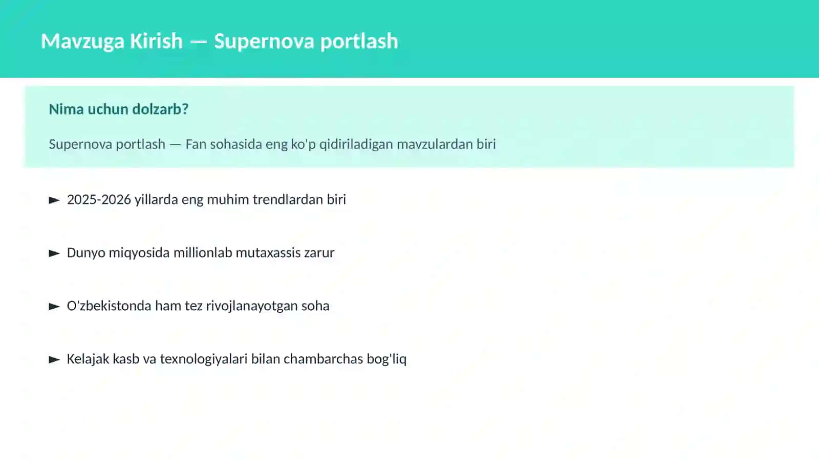 KOSMOSNI TADQIQ 2