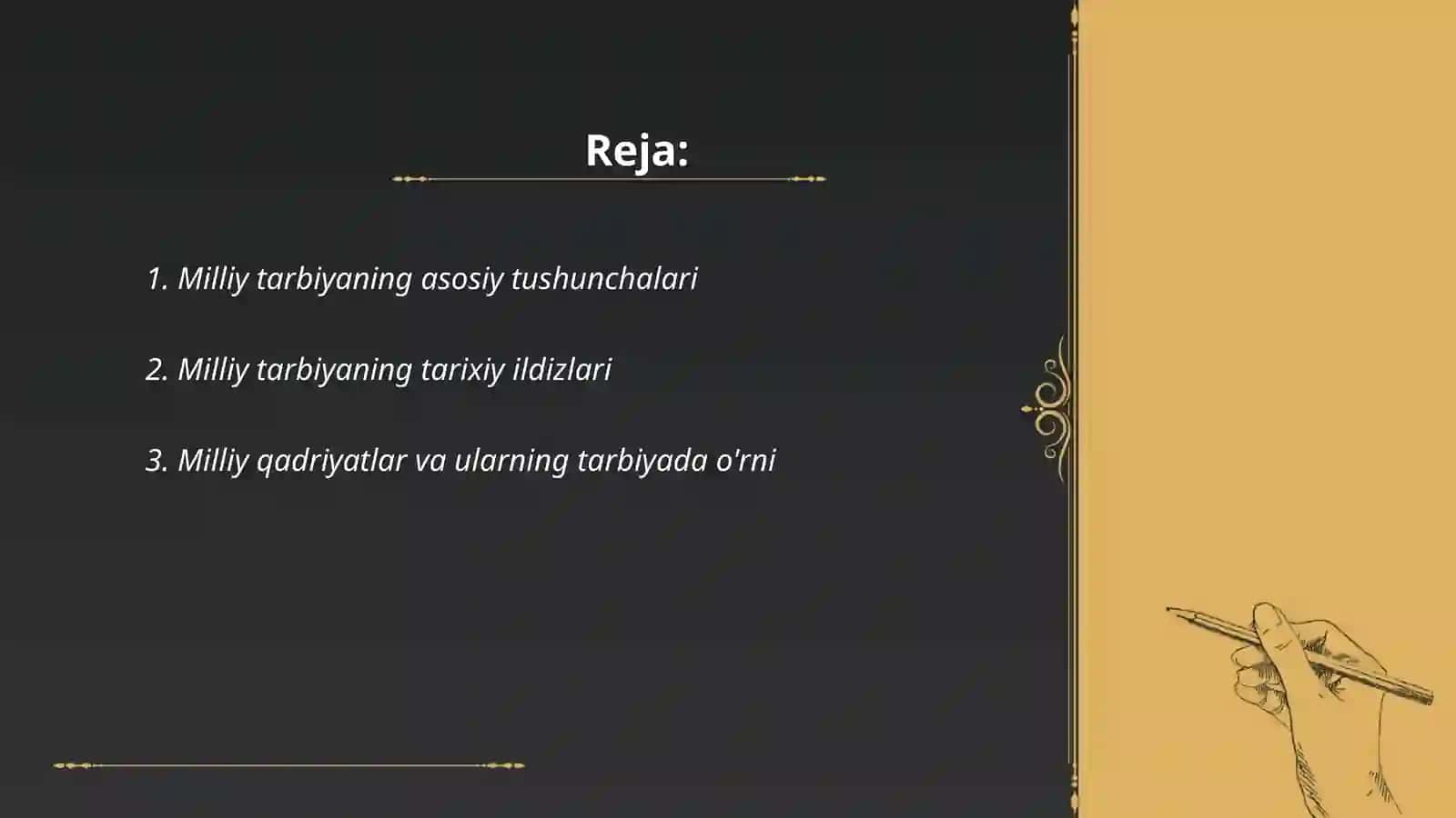 Milliy tarbiyaning mazmun va mohiyati 2
