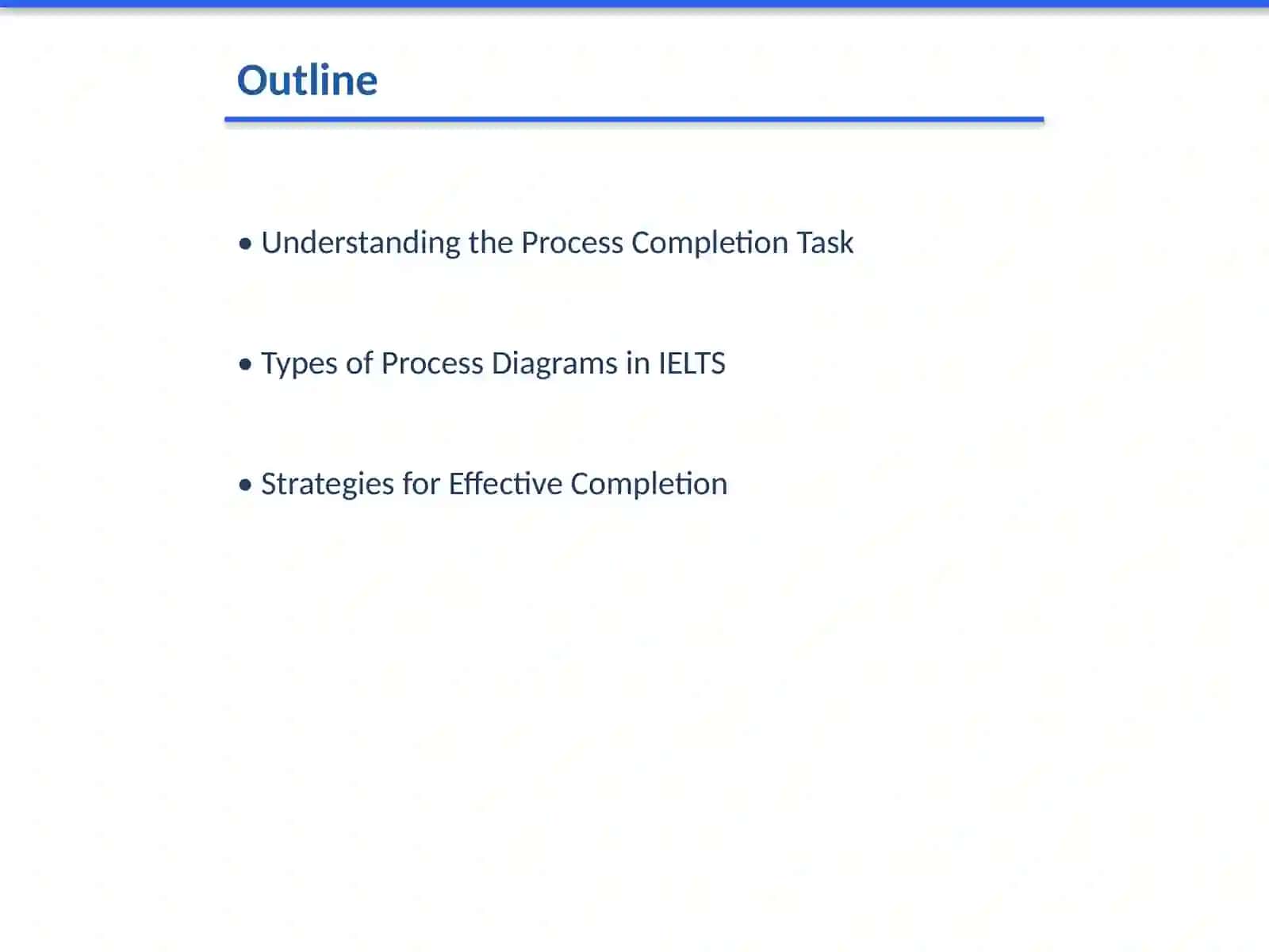 IELTS reading. Process completion 2