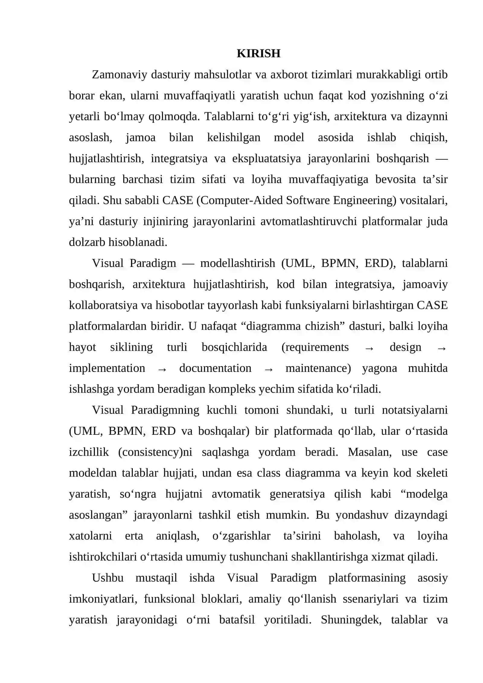 Paradigm platformasining imkoniyatlari 2