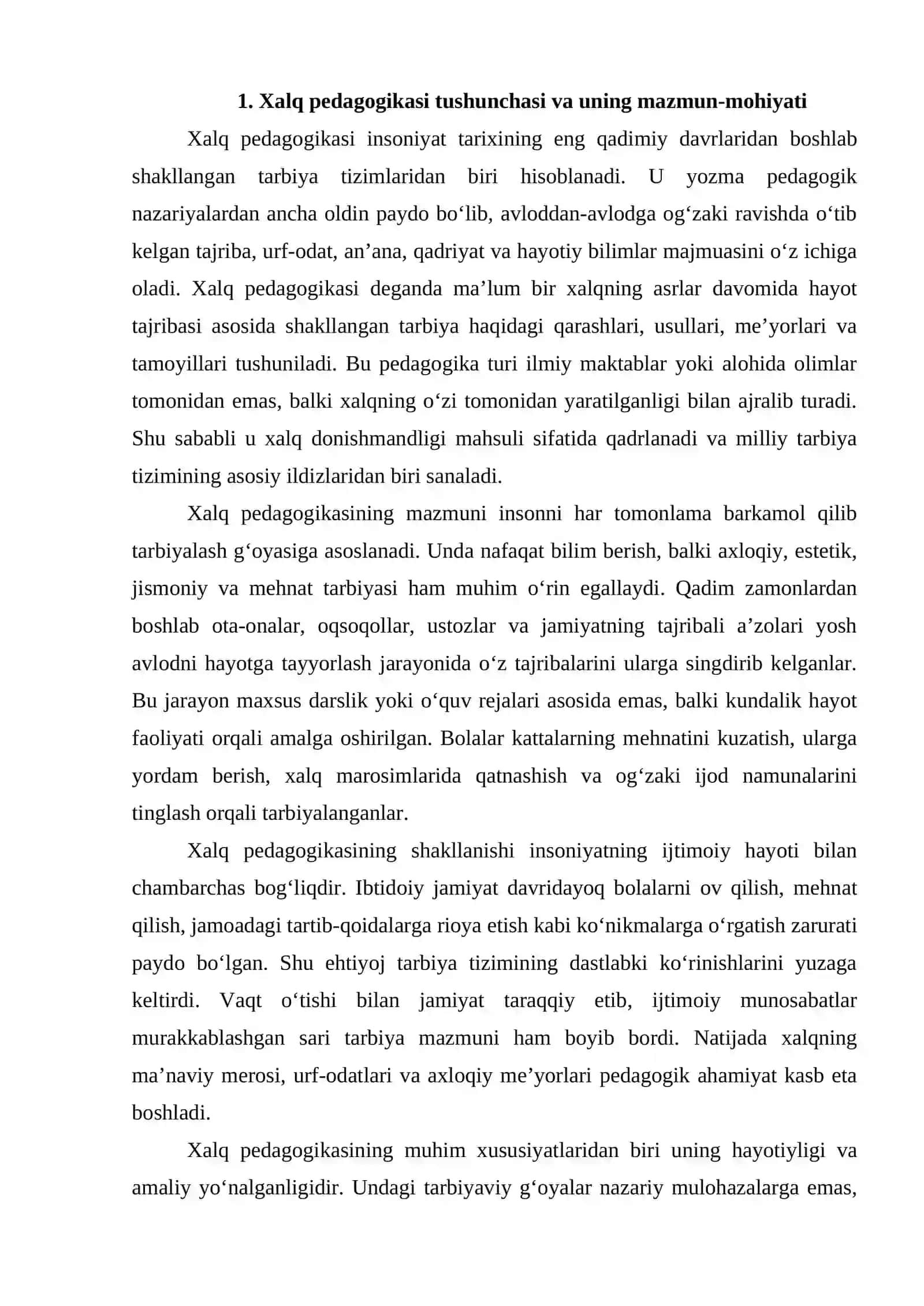 Xalq og'zaki ijodi xalq pedagogikasining muhim manbai sifatida 2