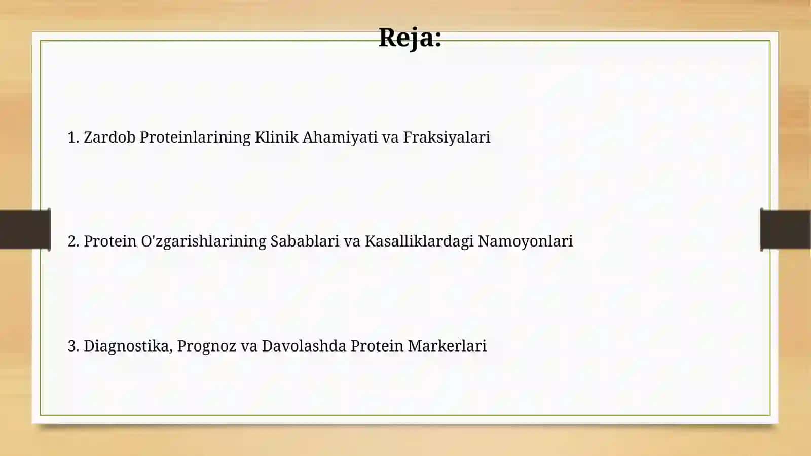 Qonzardobida oqsillarni aniqlashning klinik ahamiyati 2