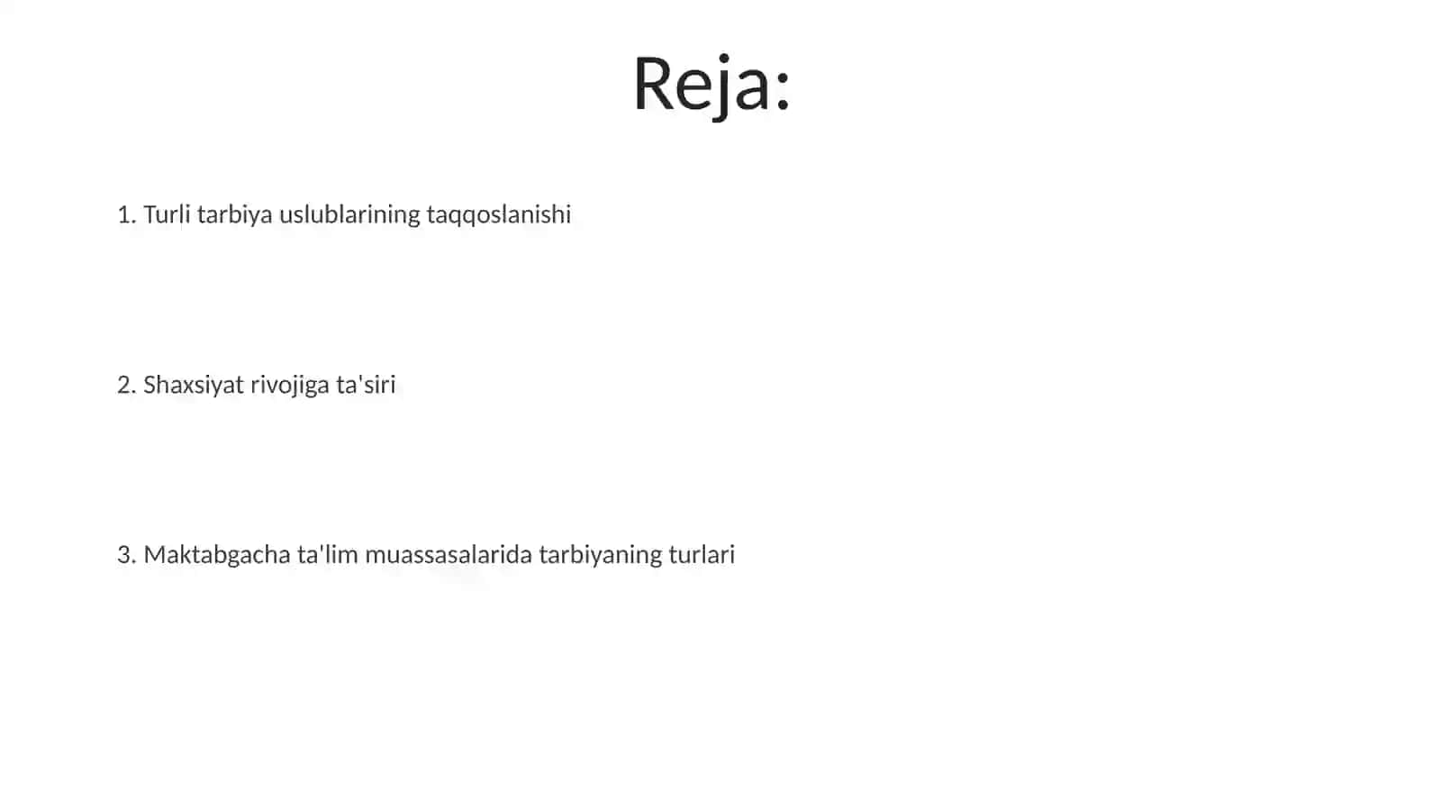 Maktabgacha ta'limda demokratik tarbiya 2