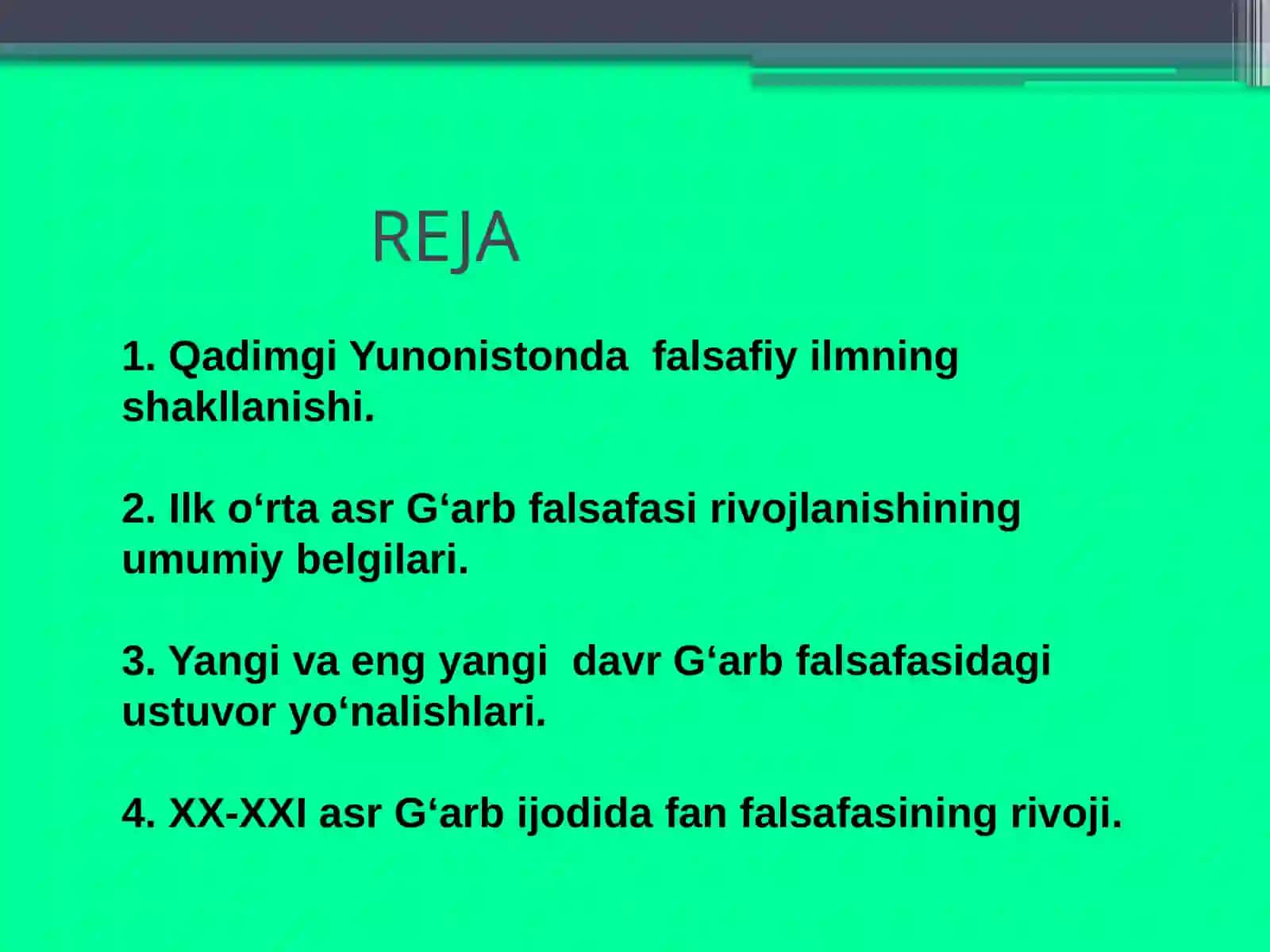 G‘arb falsafasining ustuvor yo‘nalishlari va ularning fan taraqqiyotiga ta’siri 2