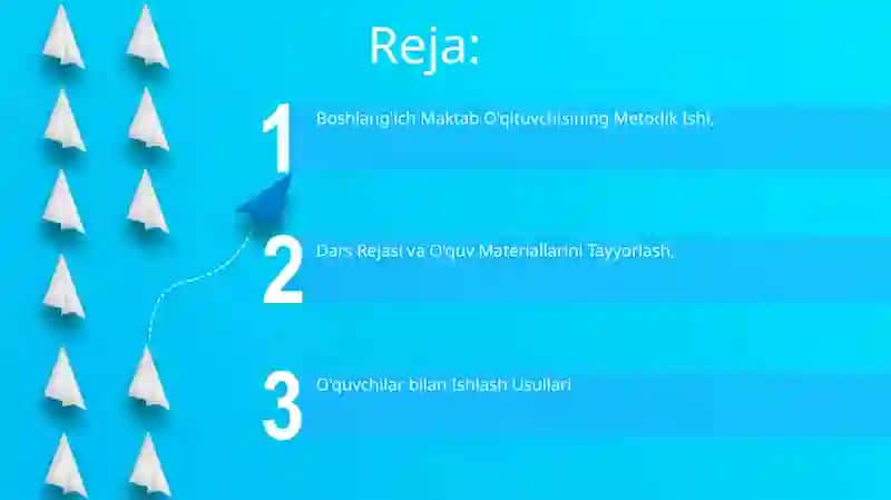 Metodika Fani OʻQituvchisining Metodik Ishlari 2