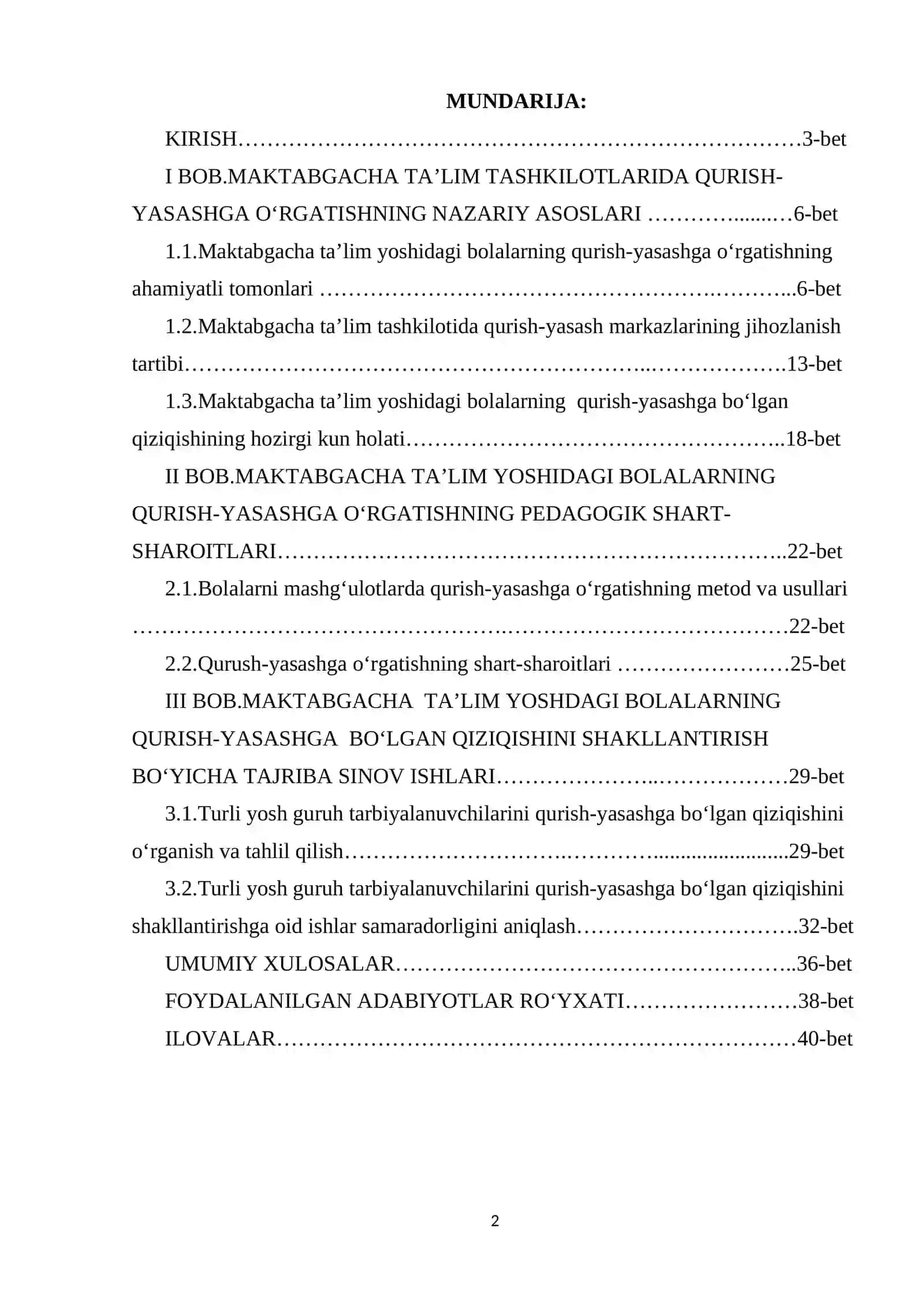 TASVIRIY FAOLIYATGA O‘RGATISH METODIKASI 2