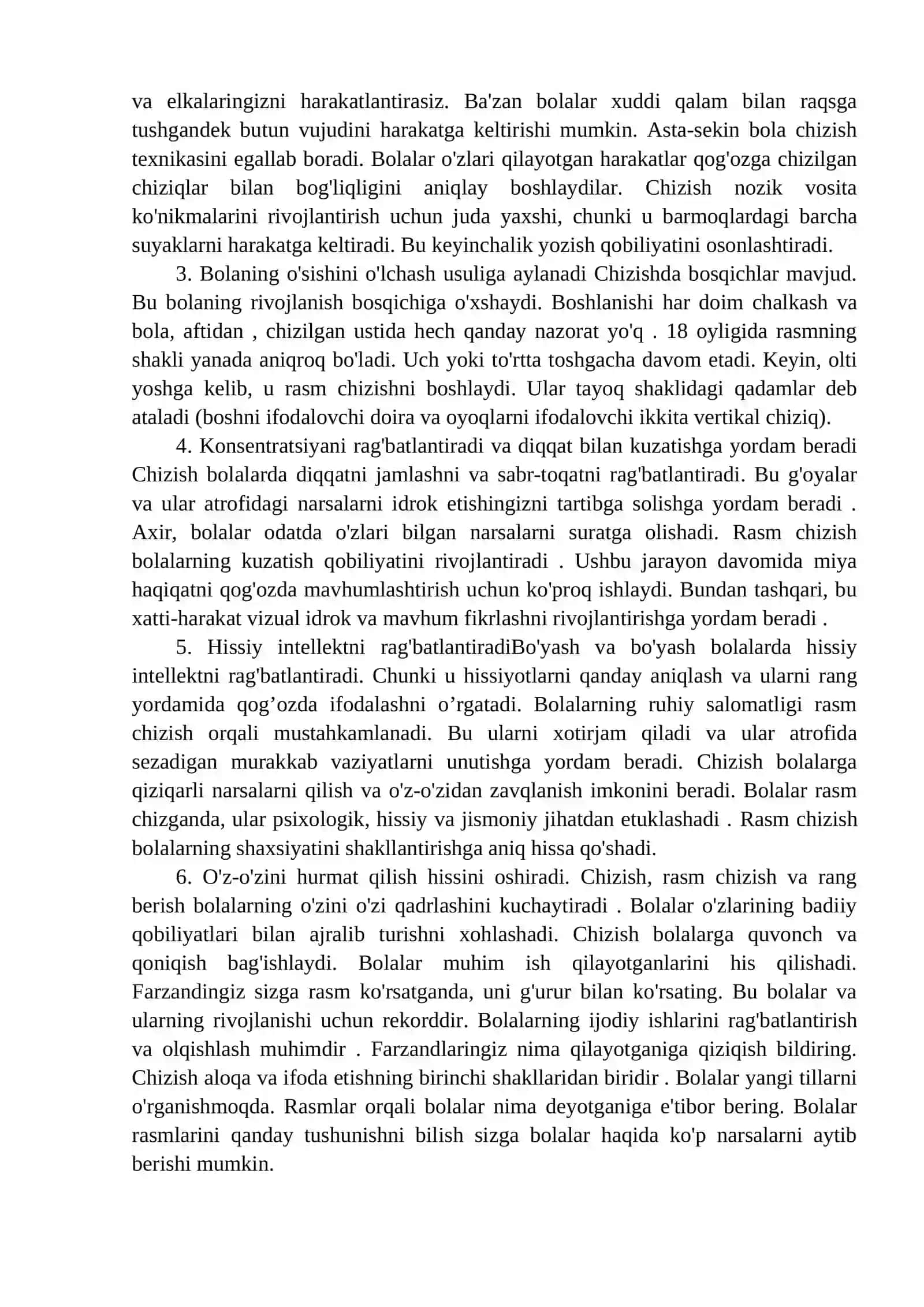 Maktabgacha yoshdagi bolalarni rasm chizishga o`rgatishMaktabgacha yoshdagi bolalarni rasm chizishga o`rgatish 2