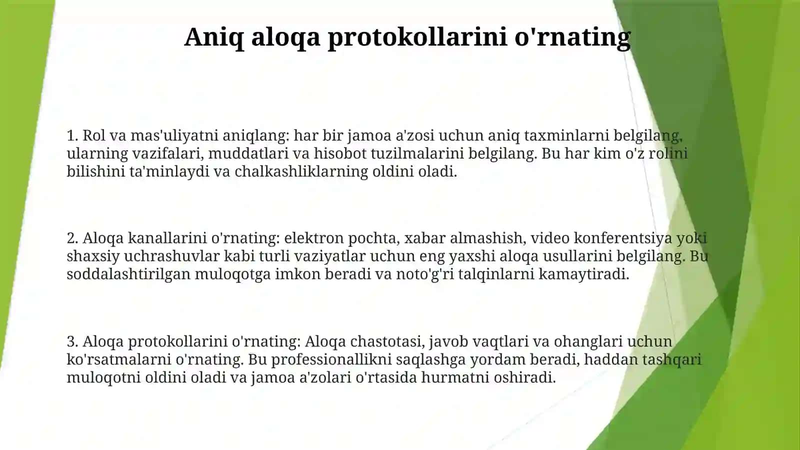 Jamoa Ichida Samarali Muloqotni Tashkil Etish Va Guruh Ishining Samaradorligini Oshirish Usullari 2