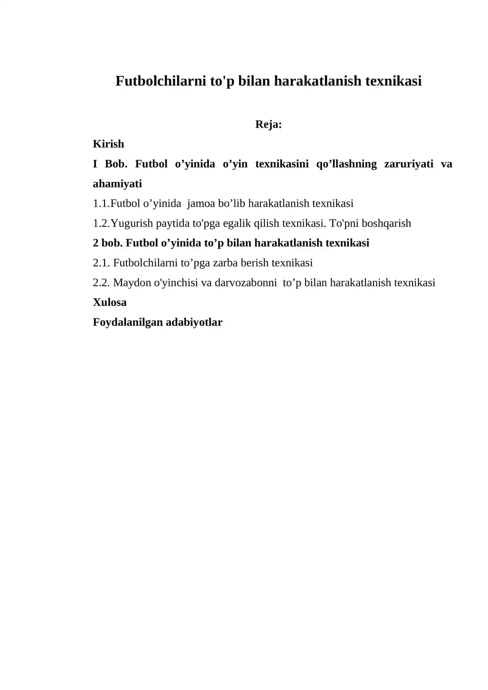 Futbolchilarni to'p bilan harakatlanish texnikasi 2