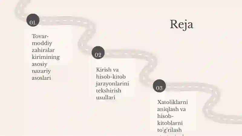 Tovar-moddiy zahiralar kirimi hisobini tekshirishning xususiyatlari 2